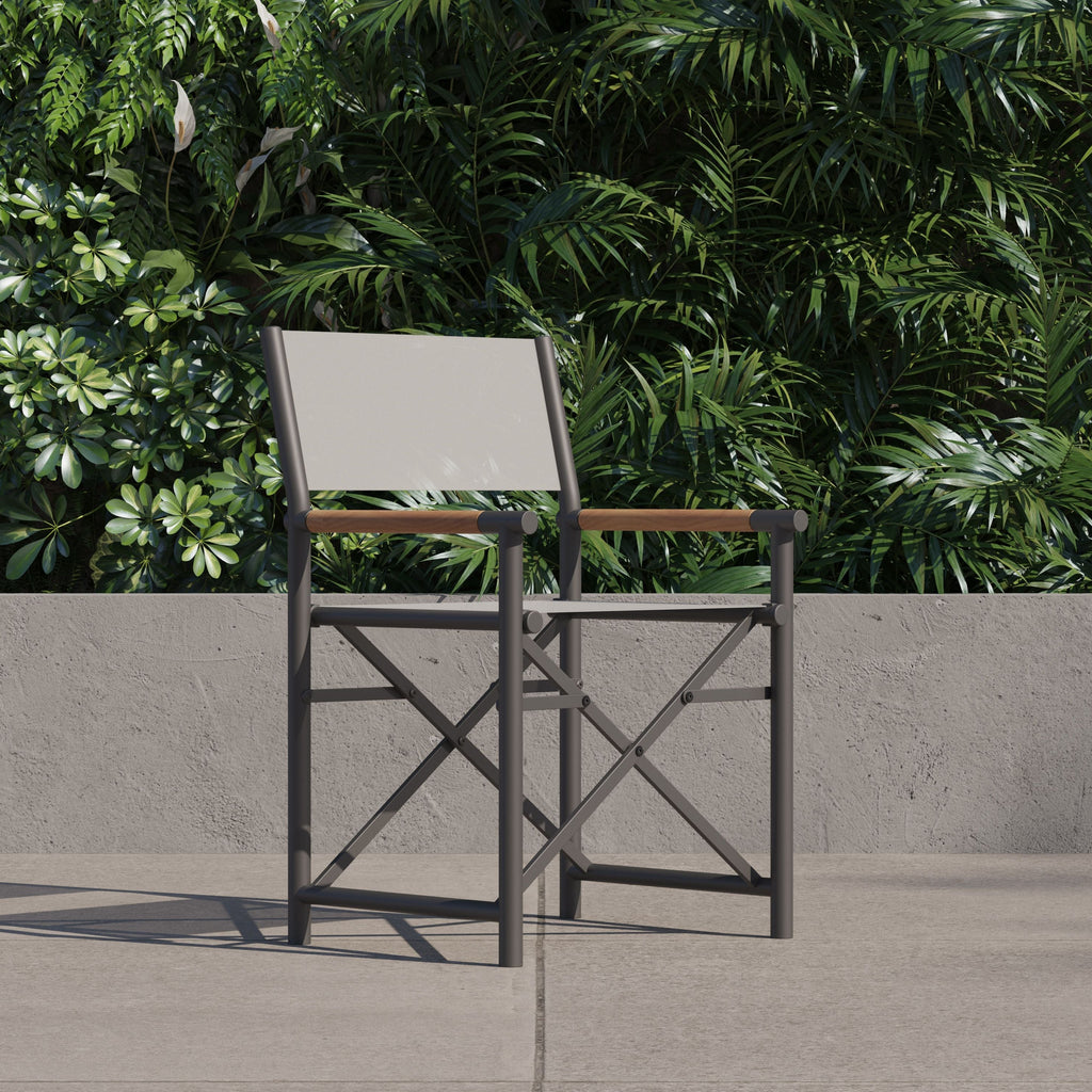 Aluminum Outdoor Dining Director's Chair