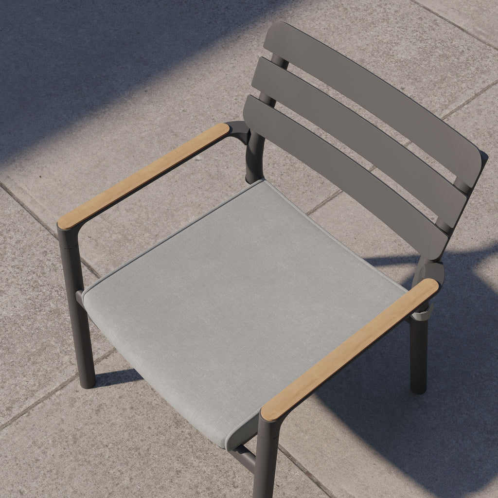 Aluminum Outdoor Rectangular Dining Table Set