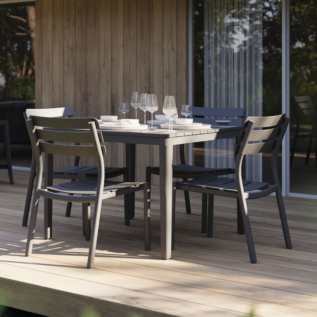 Aluminum Outdoor Square Dining Table
