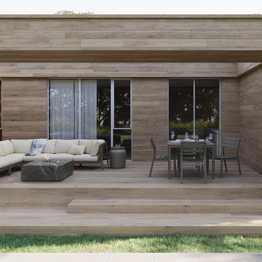 Aluminum Outdoor Square Dining Table
