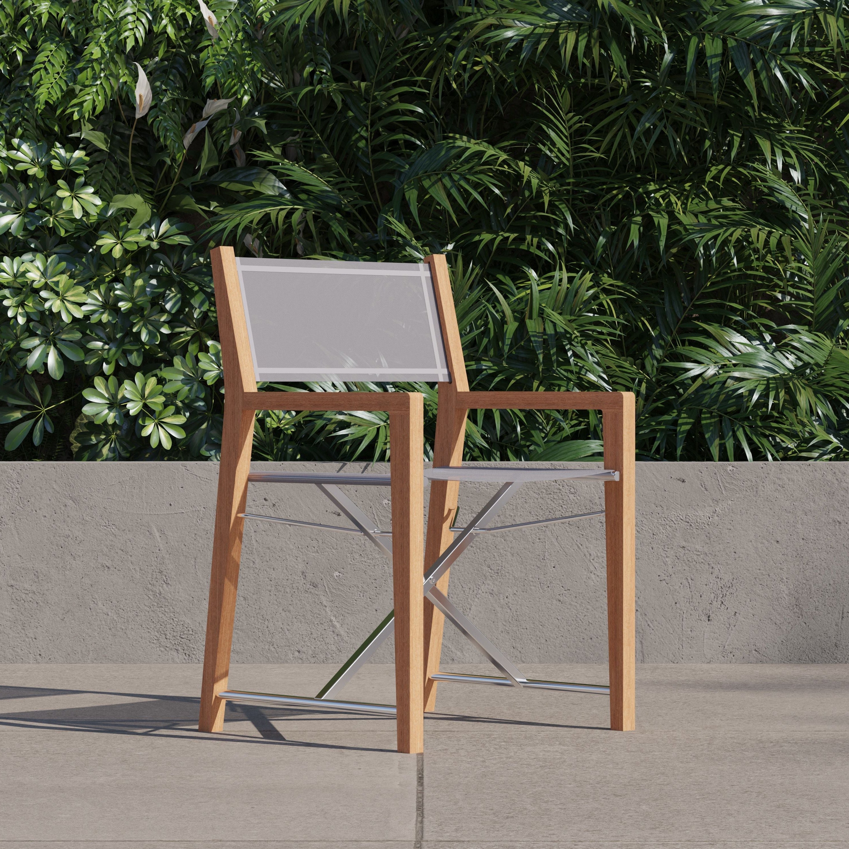 Director's Chair for Teak Outdoor Dining