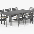 Aluminum outdoor dining table