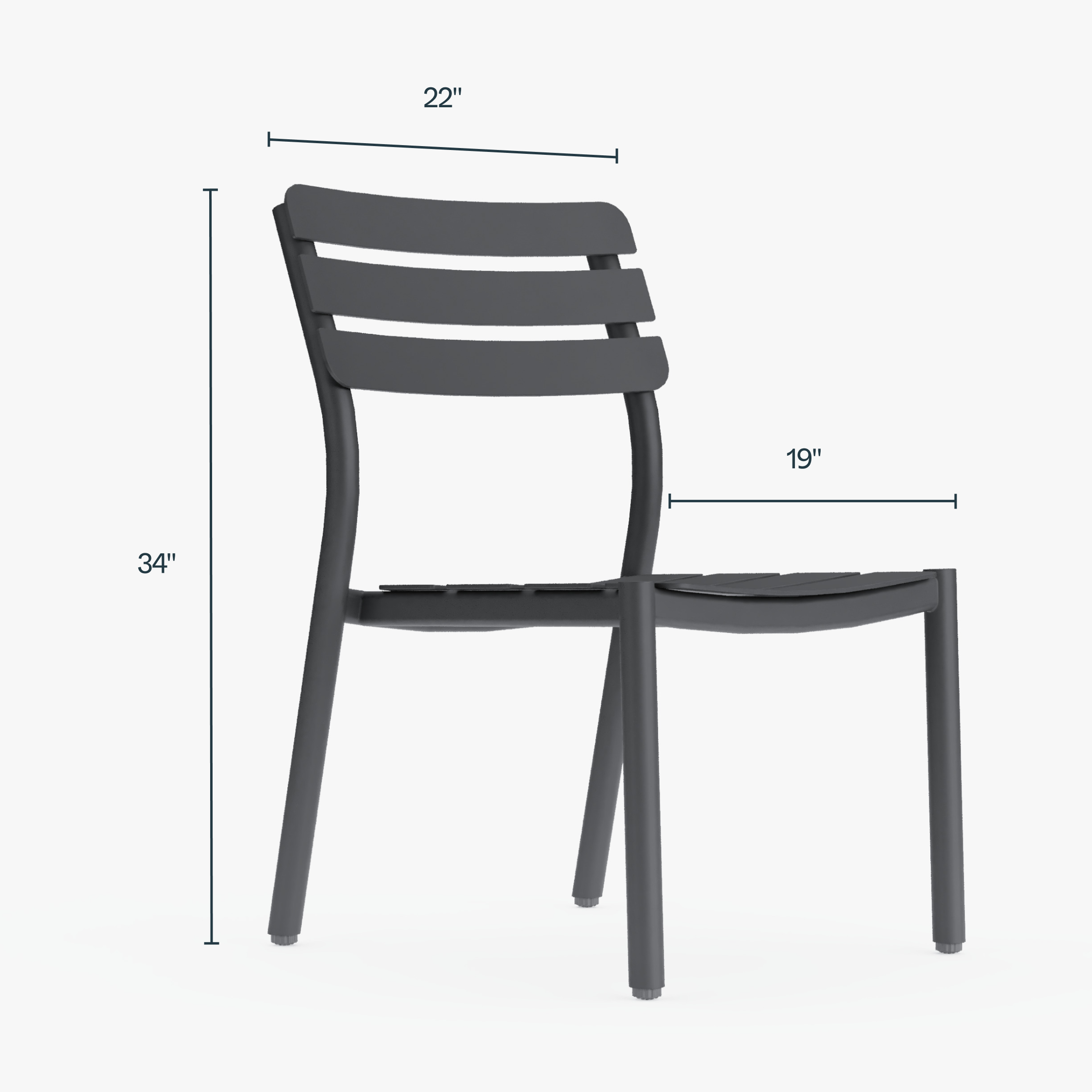 Aluminum outdoor dining table