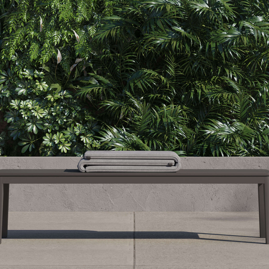 Outdoor Dining Bench Made of Aluminum