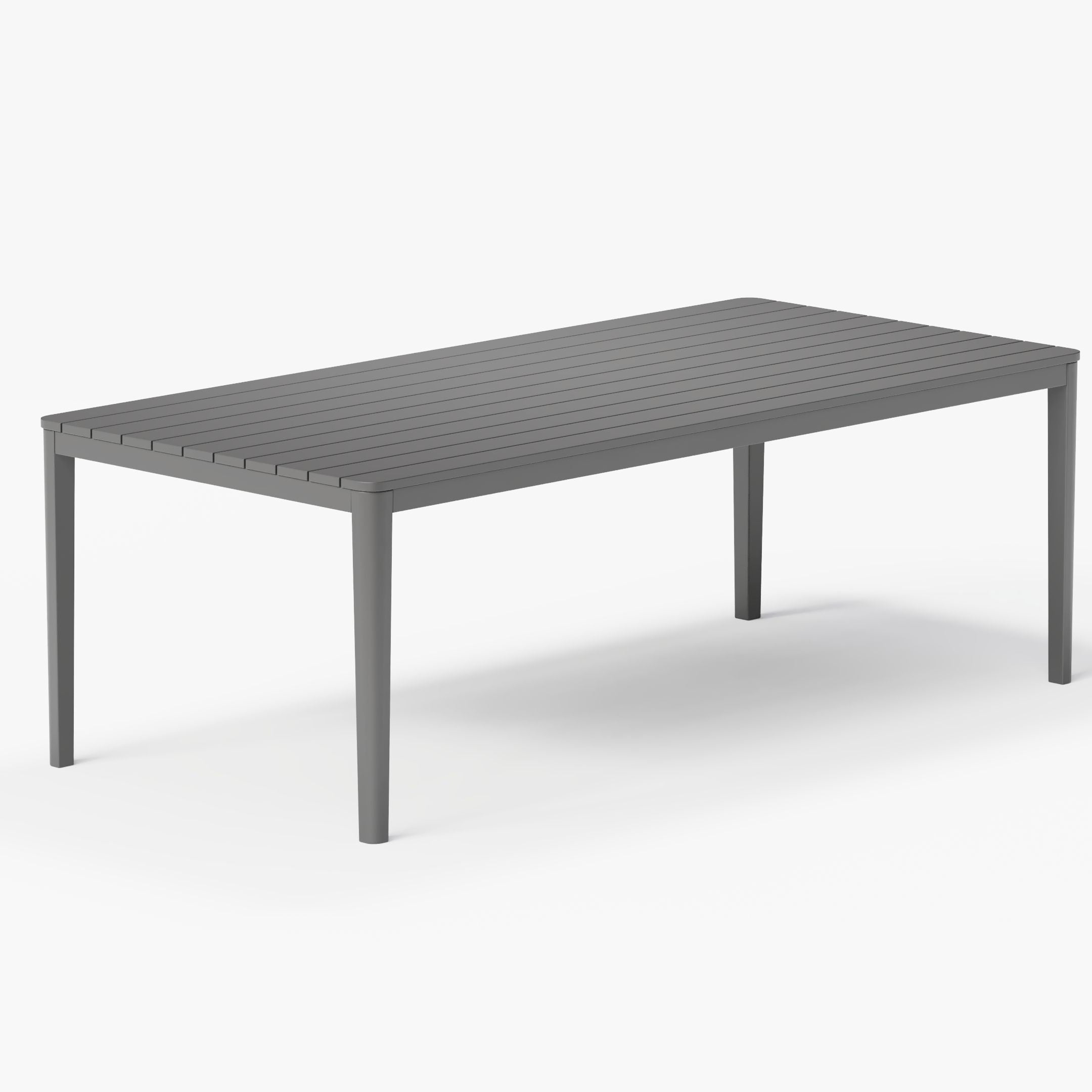 Outdoor Rectangular Aluminum Dining Table