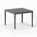Outdoor Square Dining Table Made of Aluminum