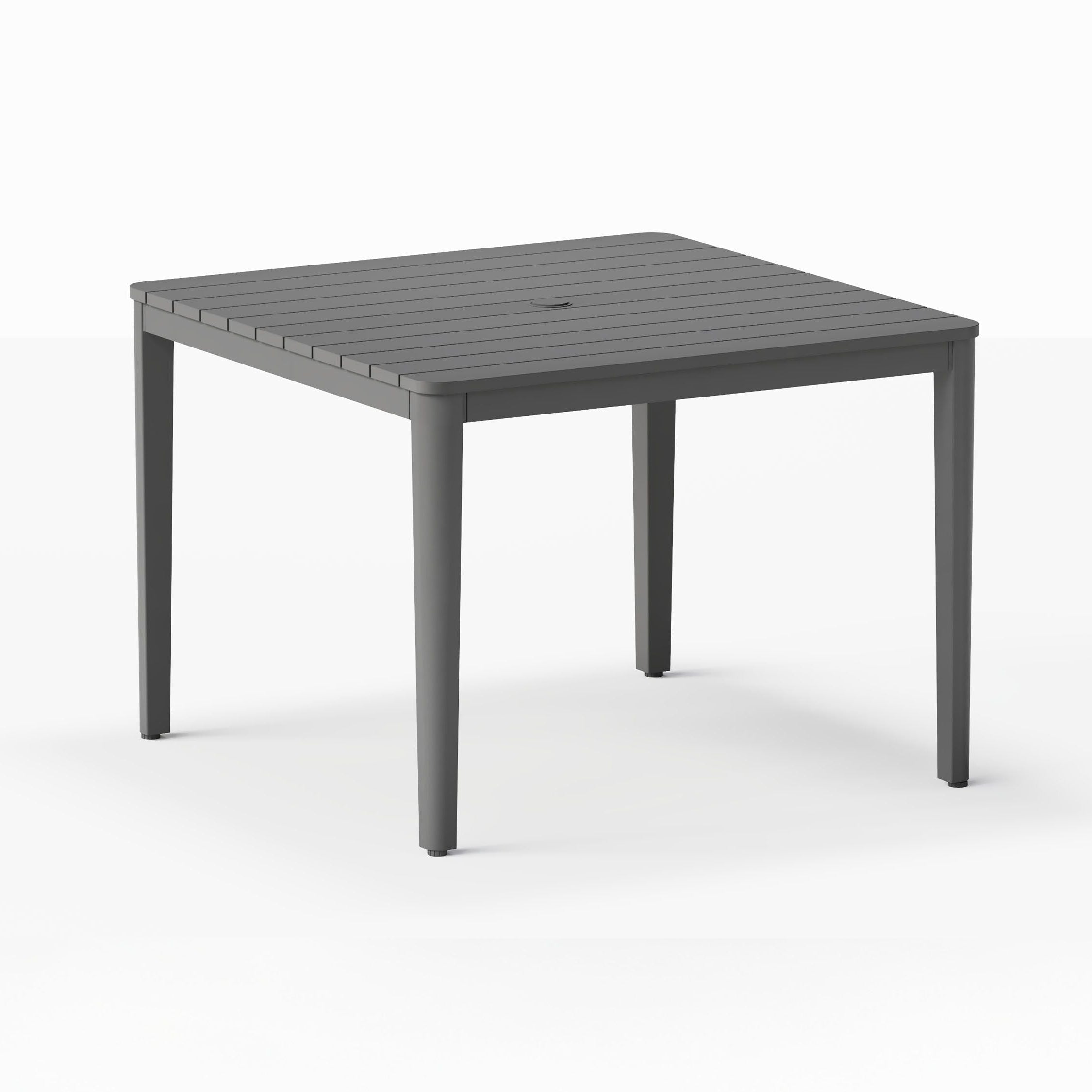 Outdoor Square Dining Table Made of Aluminum